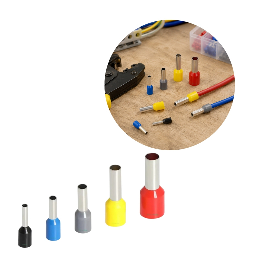 kit 450 terminais tubular 1,5 - 2,5 - 4,0 - 6,0 e 10