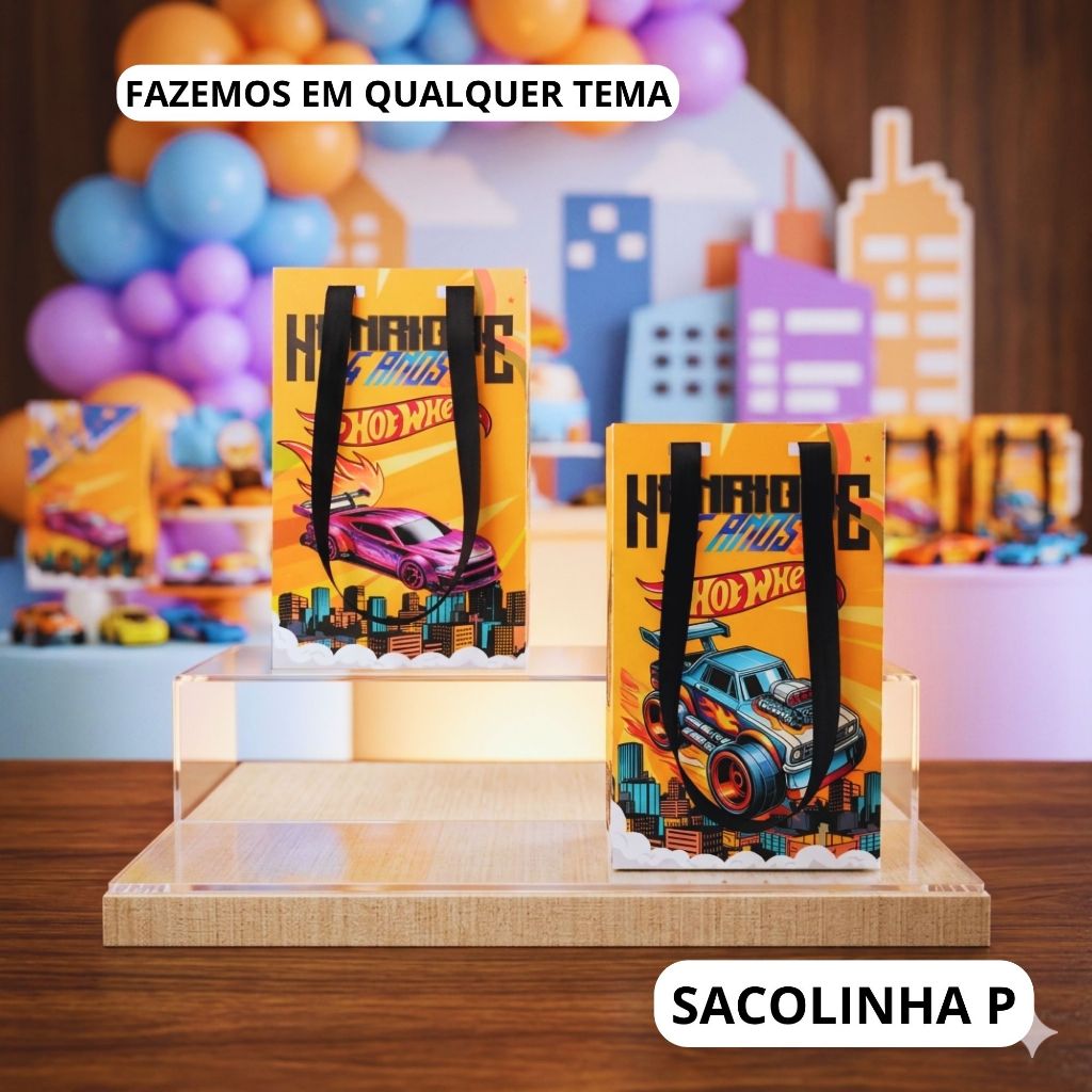 Kit Sacolinhas Personalizadas | Escolha seu tema | Lembrancinhas Festas Infantil / Sacolas Surpresas
