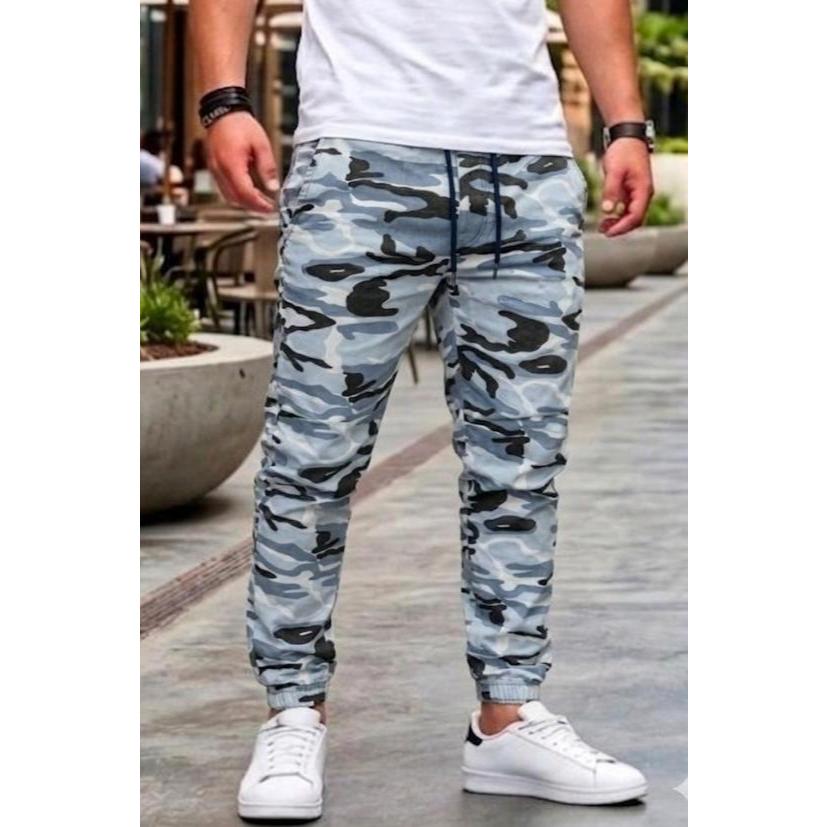 Calça Jogger  Camuflada em Sarja ,Garanta Já a Sua e Arrase no Estilo Calça Do Exercito
