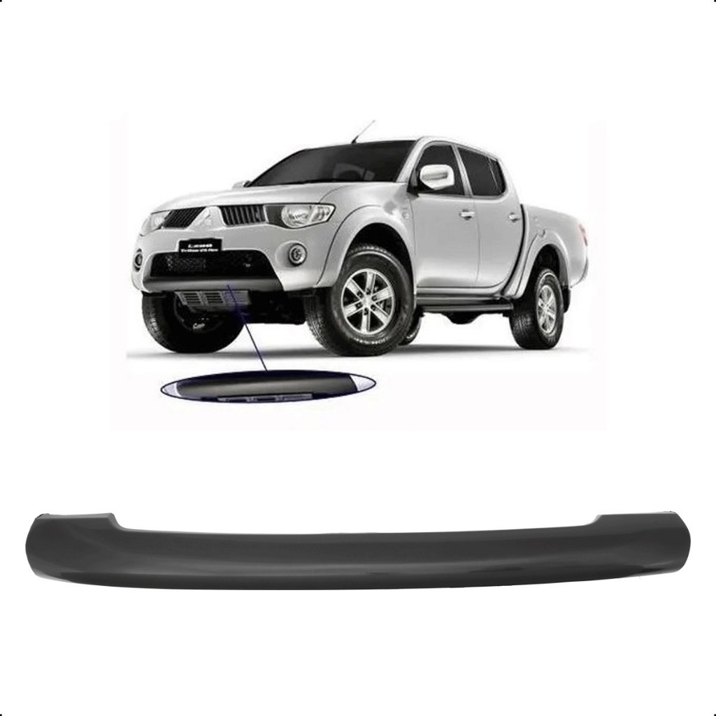 Spoiler Dianteiro Mitsubishi L200 Triton 2007 2008 2009 2010 saia bigode parachoque inferior novo