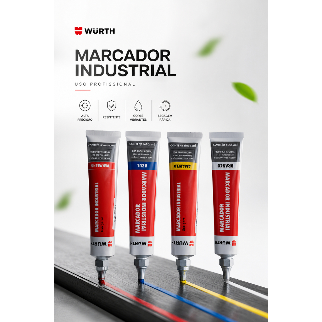Marcador Industrial 60ml - WURTH