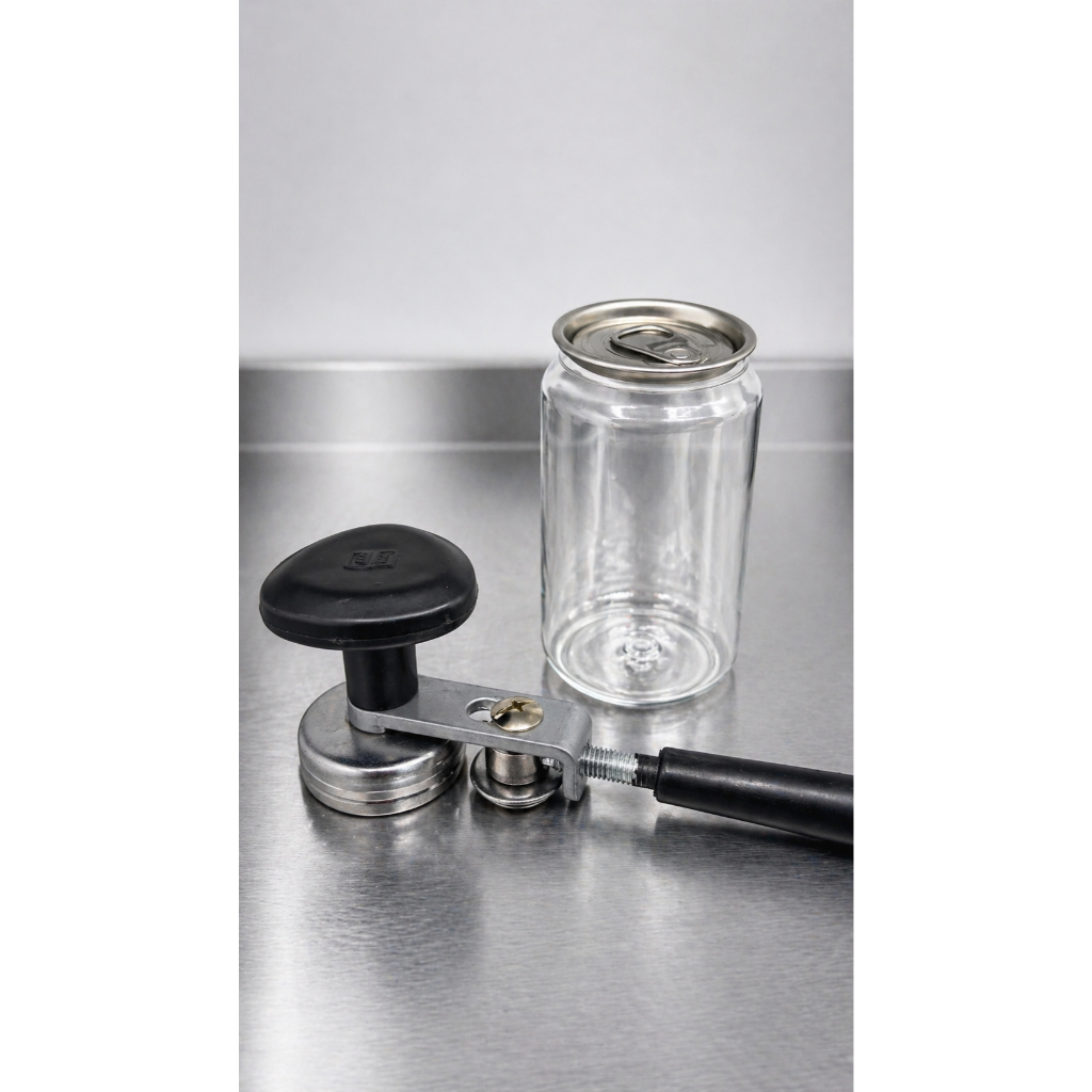 Kit 20 Latas PET 330ml + Máquina Seladora Manual | Embalagem Premium para Doces e Presentes