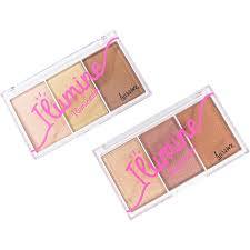 paleta de iluminador luisance