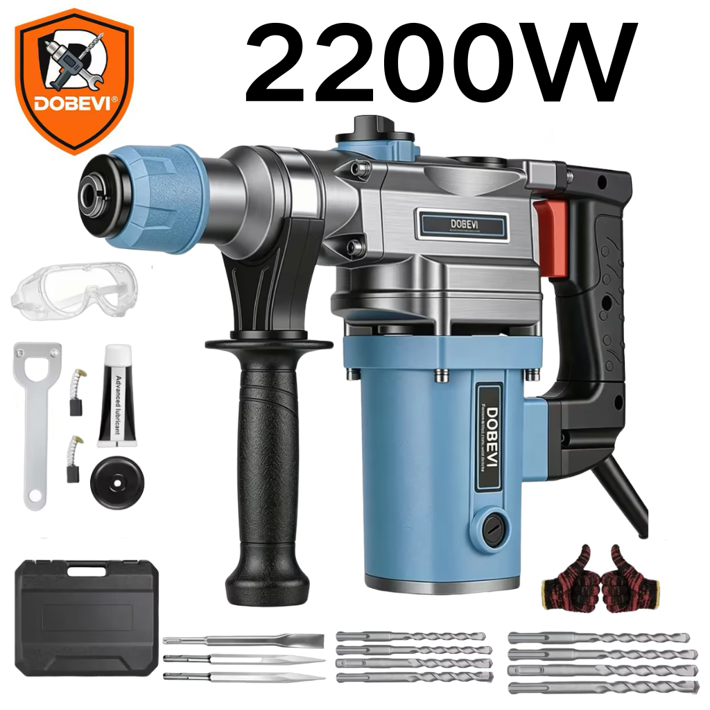 Martelo Rompedor Eletrico De Concreto 2200w 110v/220v Dobevi