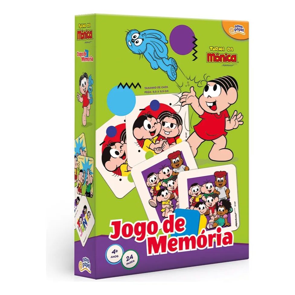 Jogo Da Memória Turma Da Mônica 8101