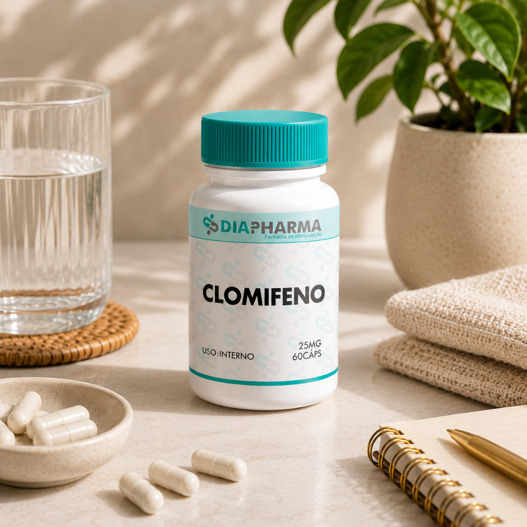 Clomifeno TPC 25mg - 60 Cápsulas para Suporte Fitness