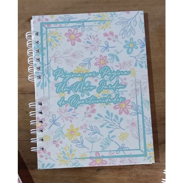 Agenda Floral Semanal no A5 Quadro Kanban