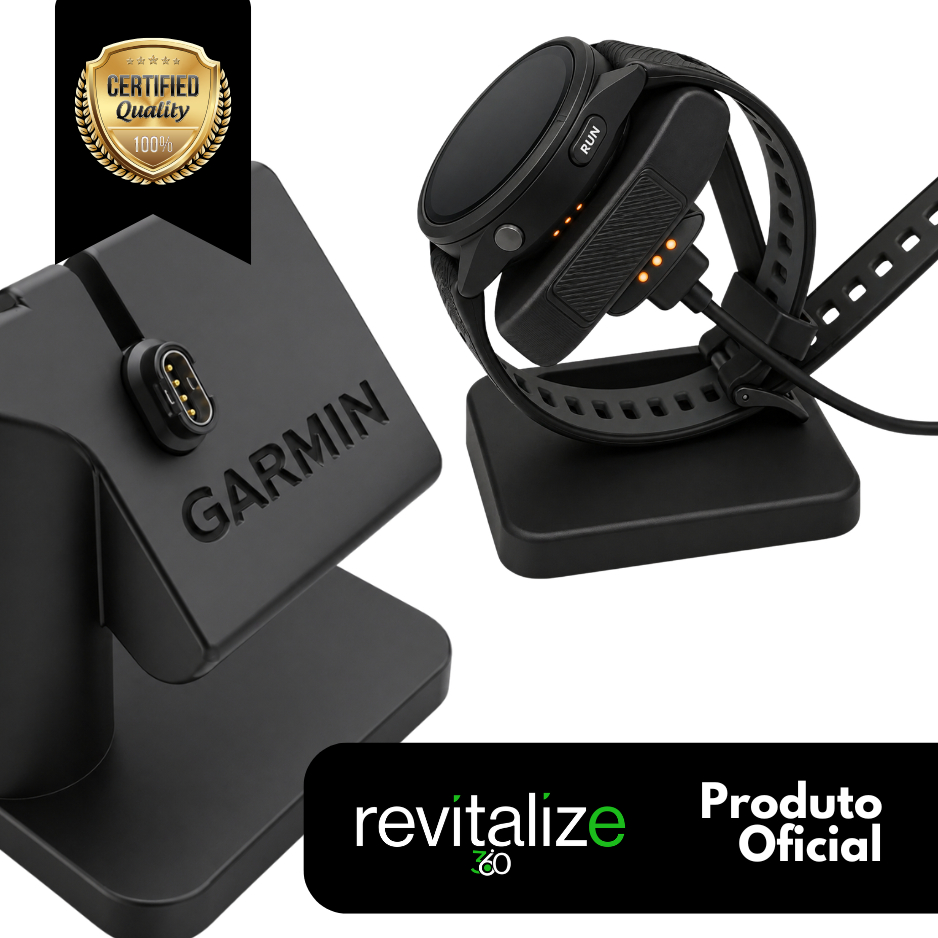 Suporte Base Carregador De Mesa Para Relógio Garmin