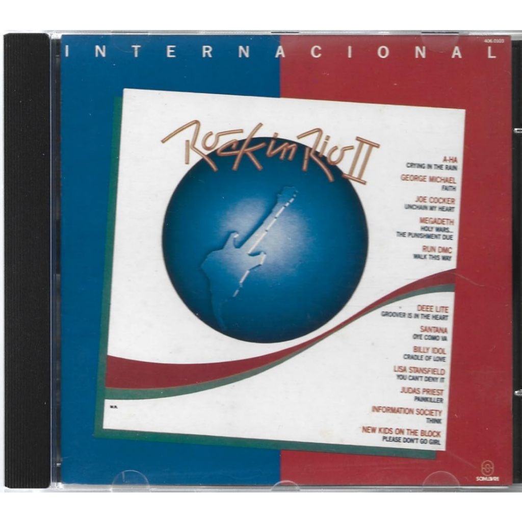 Rock In Rio II - Cd Internacional - 1991 A-Ha Judas Priest  New Kids On The Block George Michael Joe Cocker Megadeth