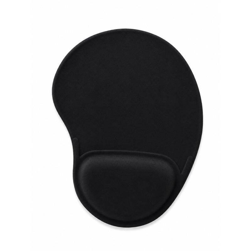 Mouse Pad Ergonômico em Espuma com Apoio de Punho Modelo Gota/ Conforto para o Trabalho/ Base Antiderrapante
