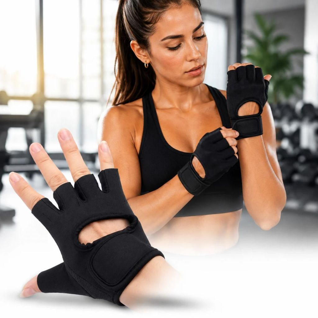 Par De Luva Para Academia Neoprene Musculação Treino Ideal Para Moto Confortável
