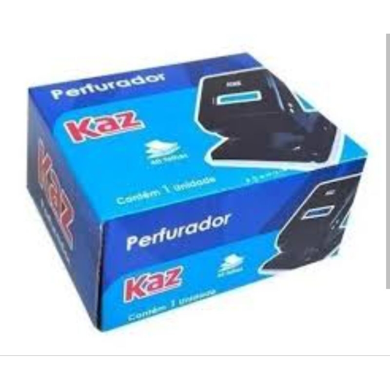 Perfurador papel reforçado 2 furos 60mm 40 fls arquivo