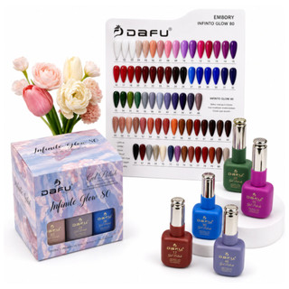 Esmalte Gel Dafu Lançamento Coleção Infinito Glow 12ml Secagem UV LED Livres TPO/HEMA Nai…