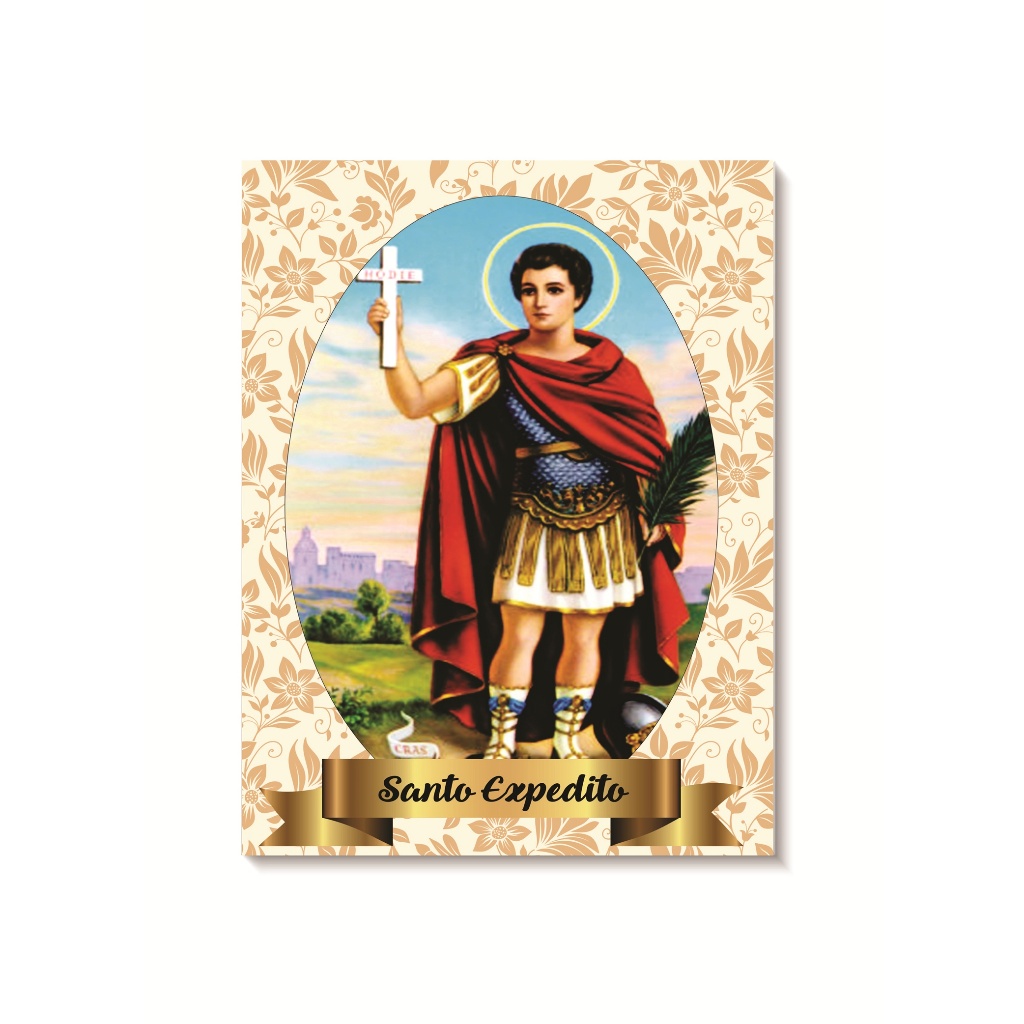 Quadro Decorativo Santo Expedito Decoração Religiosa Católica Casa 1 Peça
