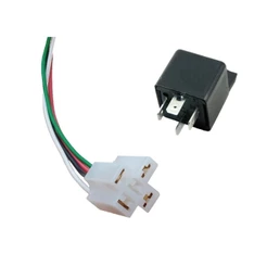 Relê Auxiliar Automotivo 4 Pinos Universal 12v 40a mais Chicote