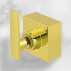 Acabamento Registro Base Deca Padrão 16 Estrias Gaveta Pressão Chuveiro 1/2 ou 3/4 Dourado Gold