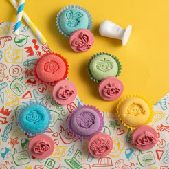 Kit 6 Carimbos Turma Da Mônica Para Doces E Brigadeiros Até 20g Encomendas Festa Infantil BlueStar