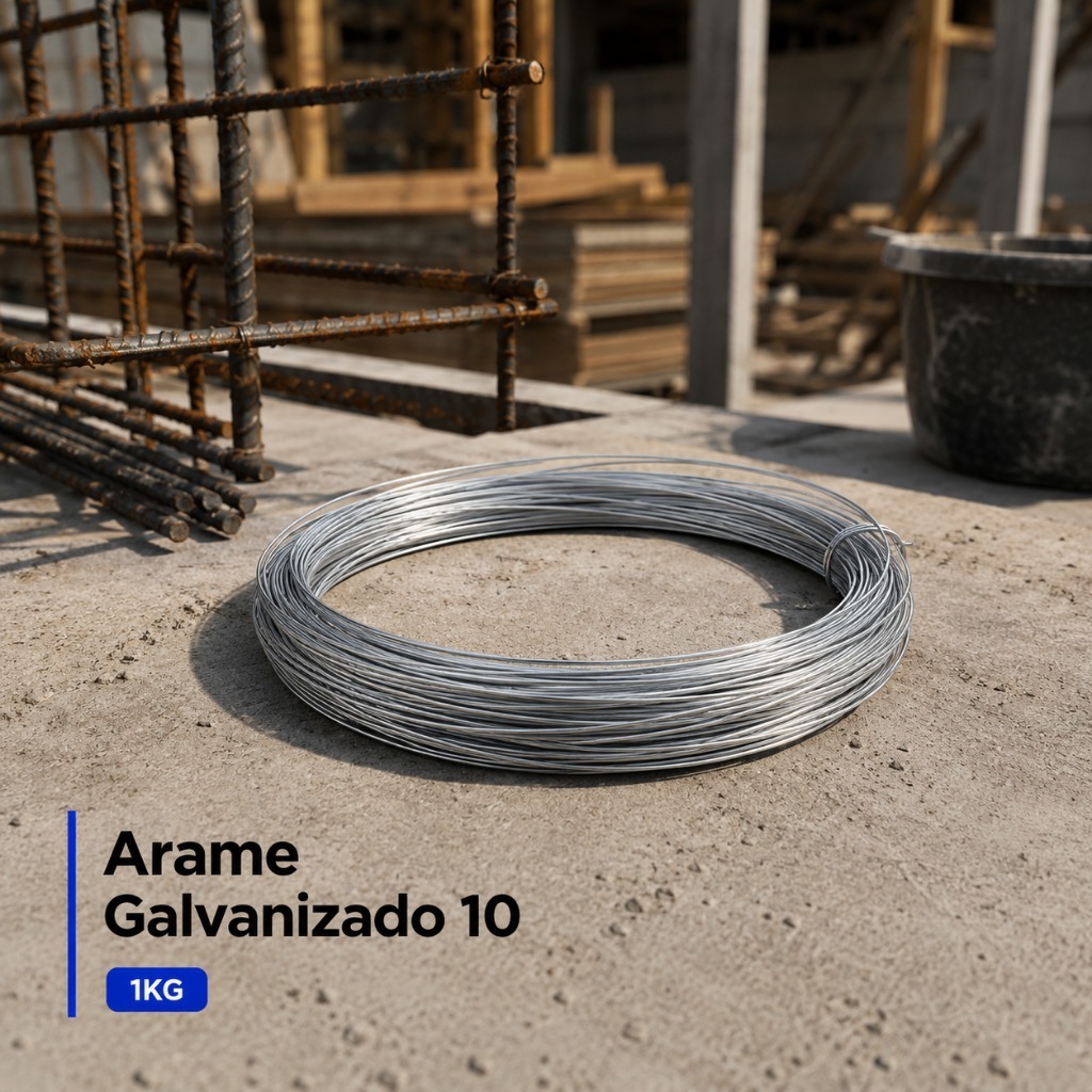 Arame Galvanizado 10 (3,4) Forro Drywall, construção 1kg
