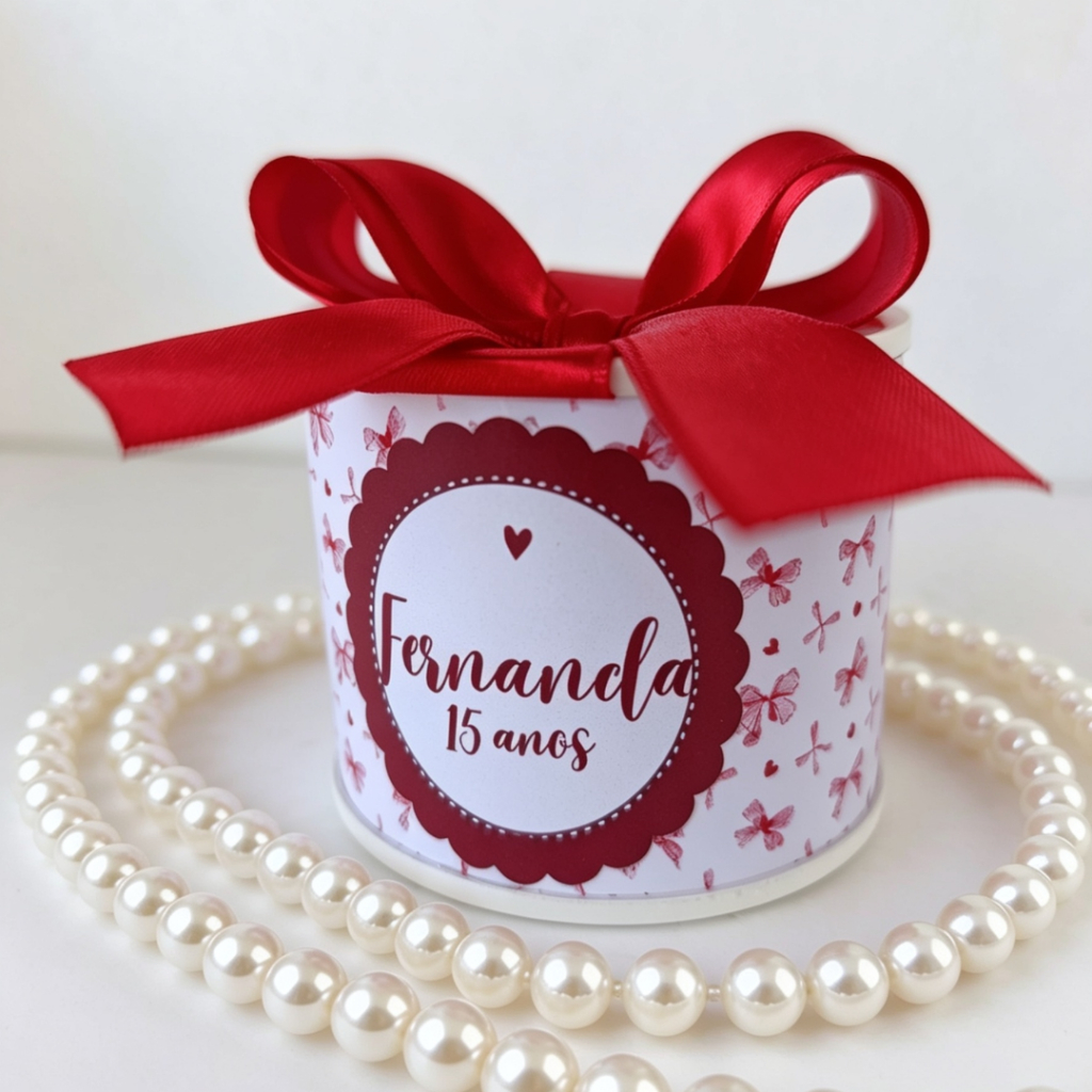 Tubolatas Personalizadas 5x6 15 ANOS/ Lembrancinha Festa Infantil/ maternidade/ casamento/ batizado