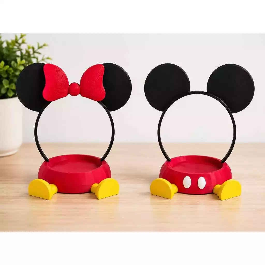 🐭✨ SUPORTE PARA ALEXA ECHO DOT 4ª E 5ª GERAÇÃO – MICKEY & MINNIE ✨🐭