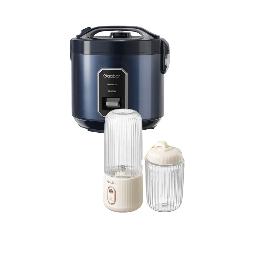 [Oferta Combinada] Gaabor Panela de Arroz Azul RC50M + Eletrodomésticos de cozinha