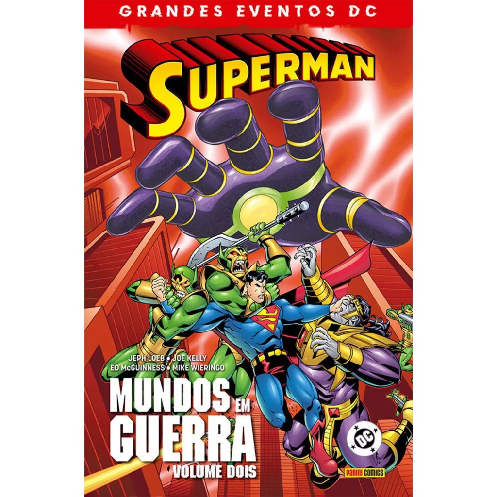 Superman: Mundos Em Guerra Vol. 2 (Grandes Eventos DC) Capa Dura Lacrada COMPLETE SUA COLEÇÃO!