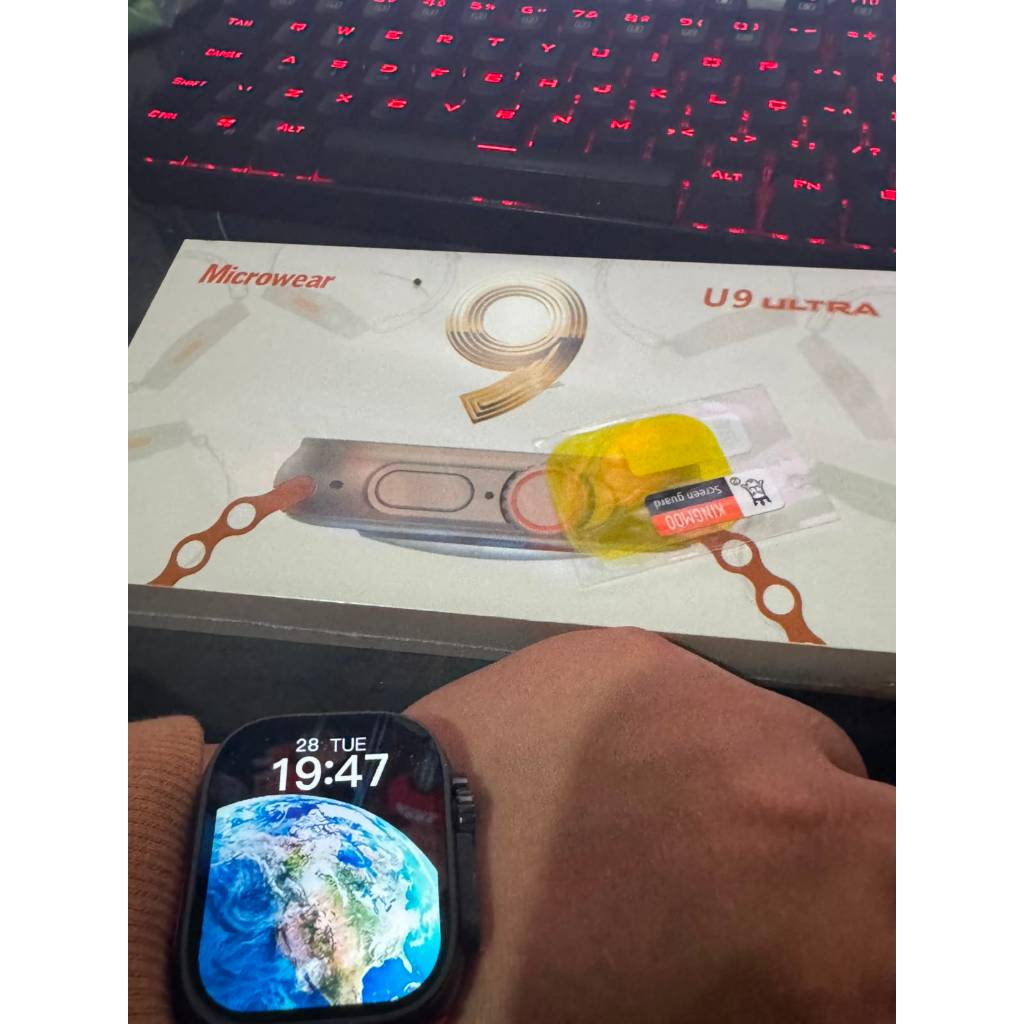 Smartwatch Microwear U9 Ultra Original 49mm Tela 2.2 NFC GPS Série 9 +PILICULA