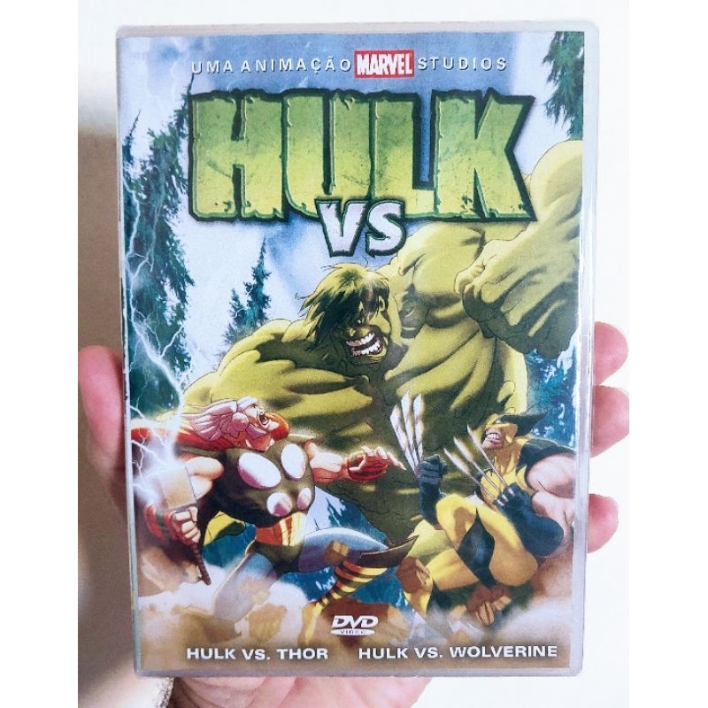 Dvd Hulk vs.Thor / Hulk vs. Wolverine - Lacrado e Original  (RARIDADE)