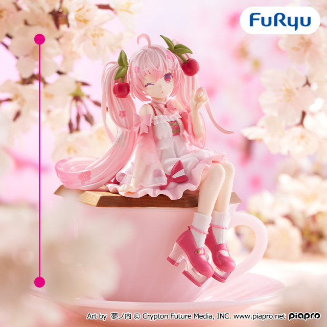 『Hatsune Miku Series』 Noodle Stopper Figure ​ー Sakura Miku 2025 Wink ー