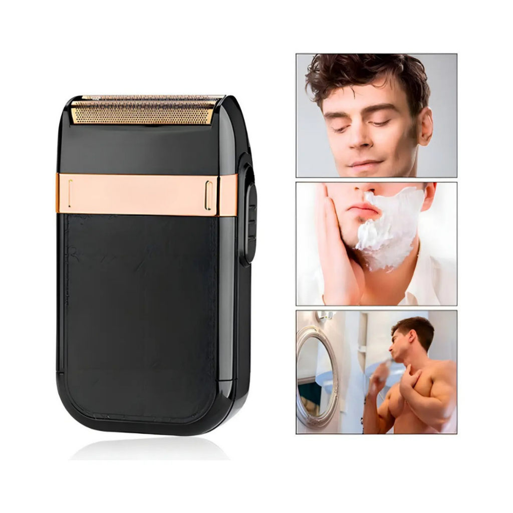 Barbeador Elétrico Shaver Sem Fio Recarregável Barba Premium