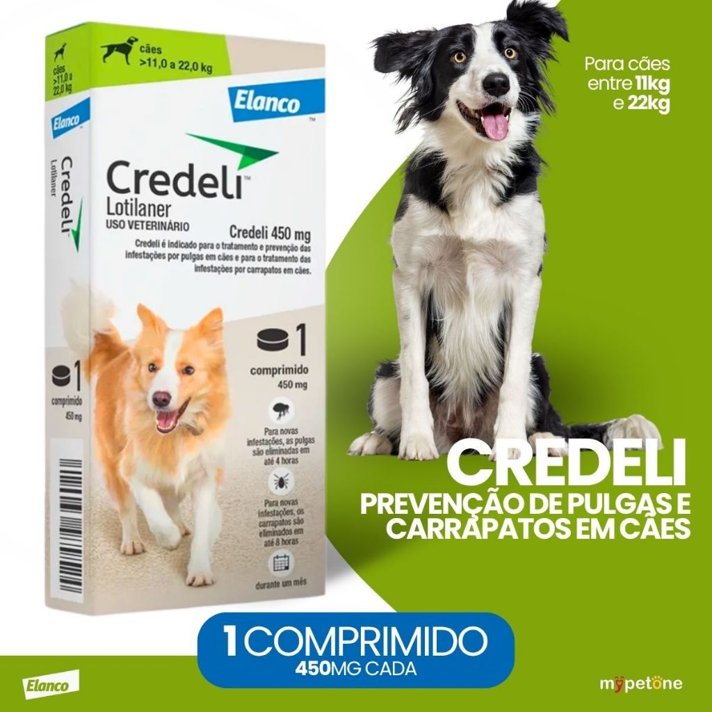 Credeli Elanco 450 mg para Cães de 11 a 22 Kg - 1 Comprimido · foto 2