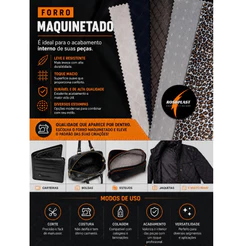 Tecido Forro Maquinetado