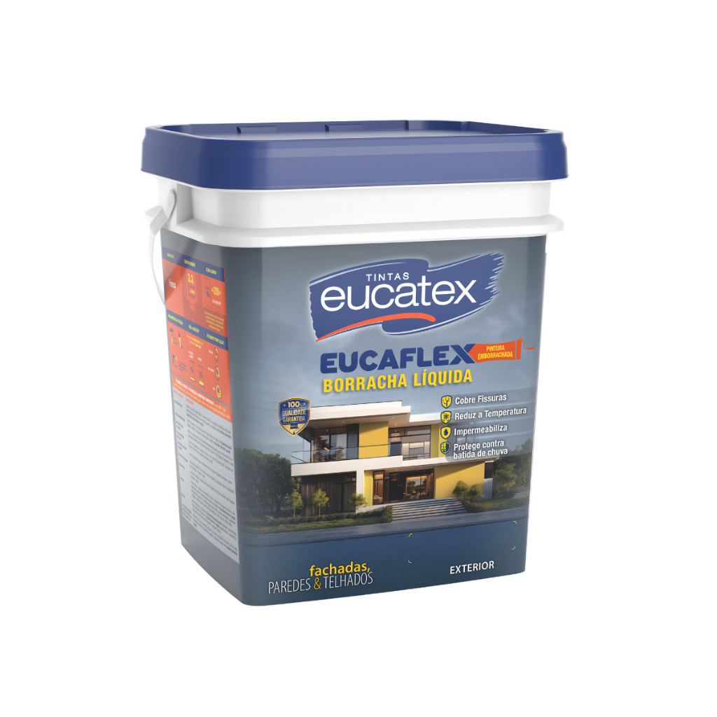 Tinta Eucaflex Borracha Líquida Eucatex 20Kg Cores