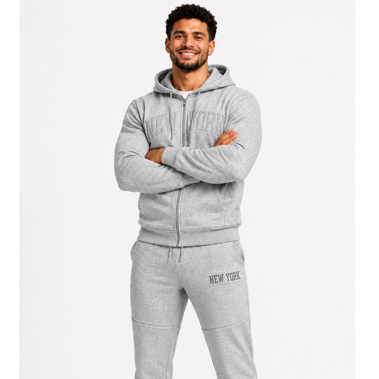 Conjunto Streetwear Masculino New York | Moletom Premium com Capuz