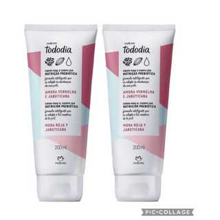 Kit 2 Hidratante Corporal Tododia Amora Vermelha e Jabuticaba 200 ML Natura