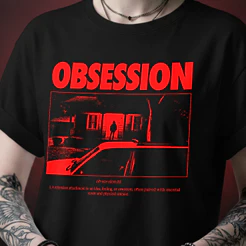 Camiseta Obsession Nikki Obsessão Filme Terror Horror Movie 2026 Unissex Cores 100% Algodão