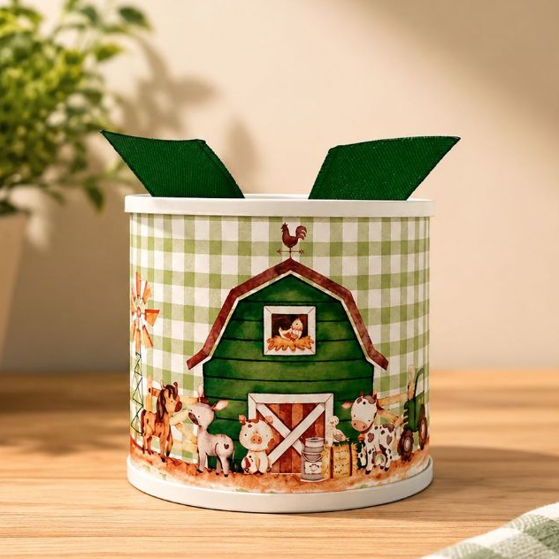 Kit Tubolatas personalizadas 5×6 Lembrancinha de maternidade/chá de bebê/Aniversário/casamento/batizado/fazendinha verde
