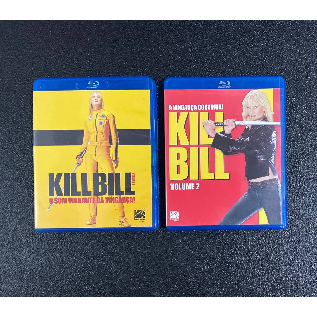Blu Ray Kill Bill Volumes 1 e 2 - Uma Thurman, Lucy Liu, Quentin Tarantino - Imagem Filmes Original