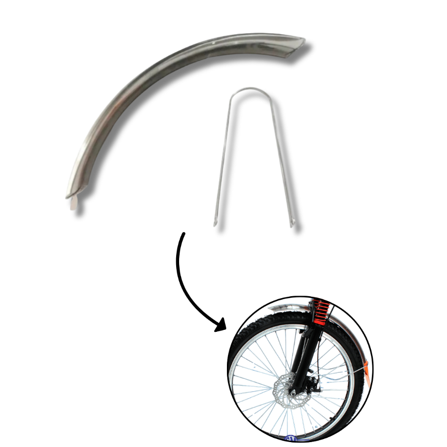 Para-lama Dianteiro Para Bicicleta Elétrica Da Marca Sousa Motos 48v 350w Com Suporte