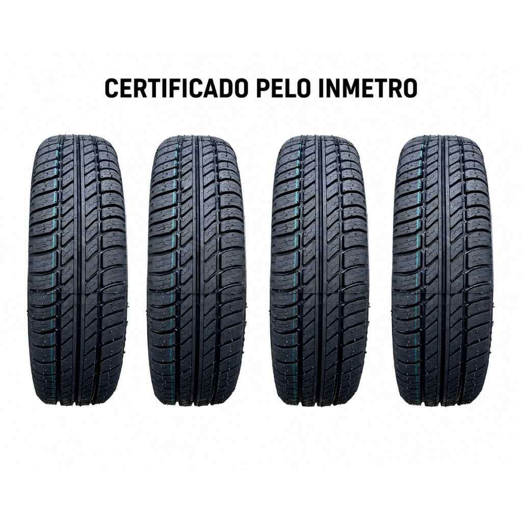 JOGO 4 Pneus 175/70R13 Remold Aro 13 - NSF-PMB