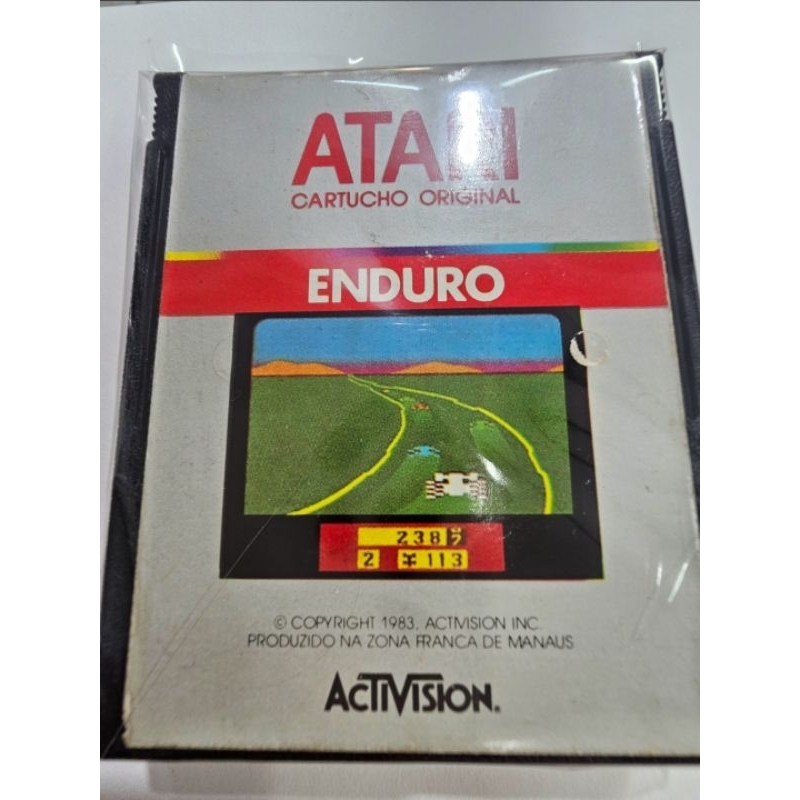 Enduro atari fita original fabricante activision