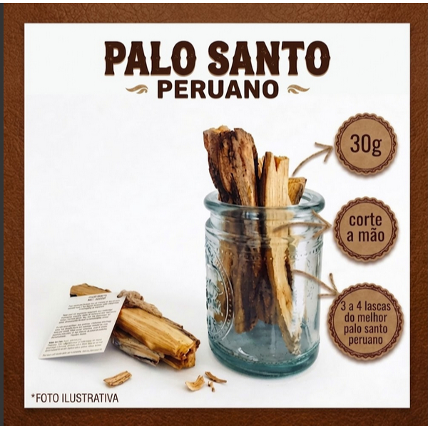 Incenso Palo Santo 100% Natural   Peru  Orig. Madeira  Sagrada Perfeita para Meditação , Purificação