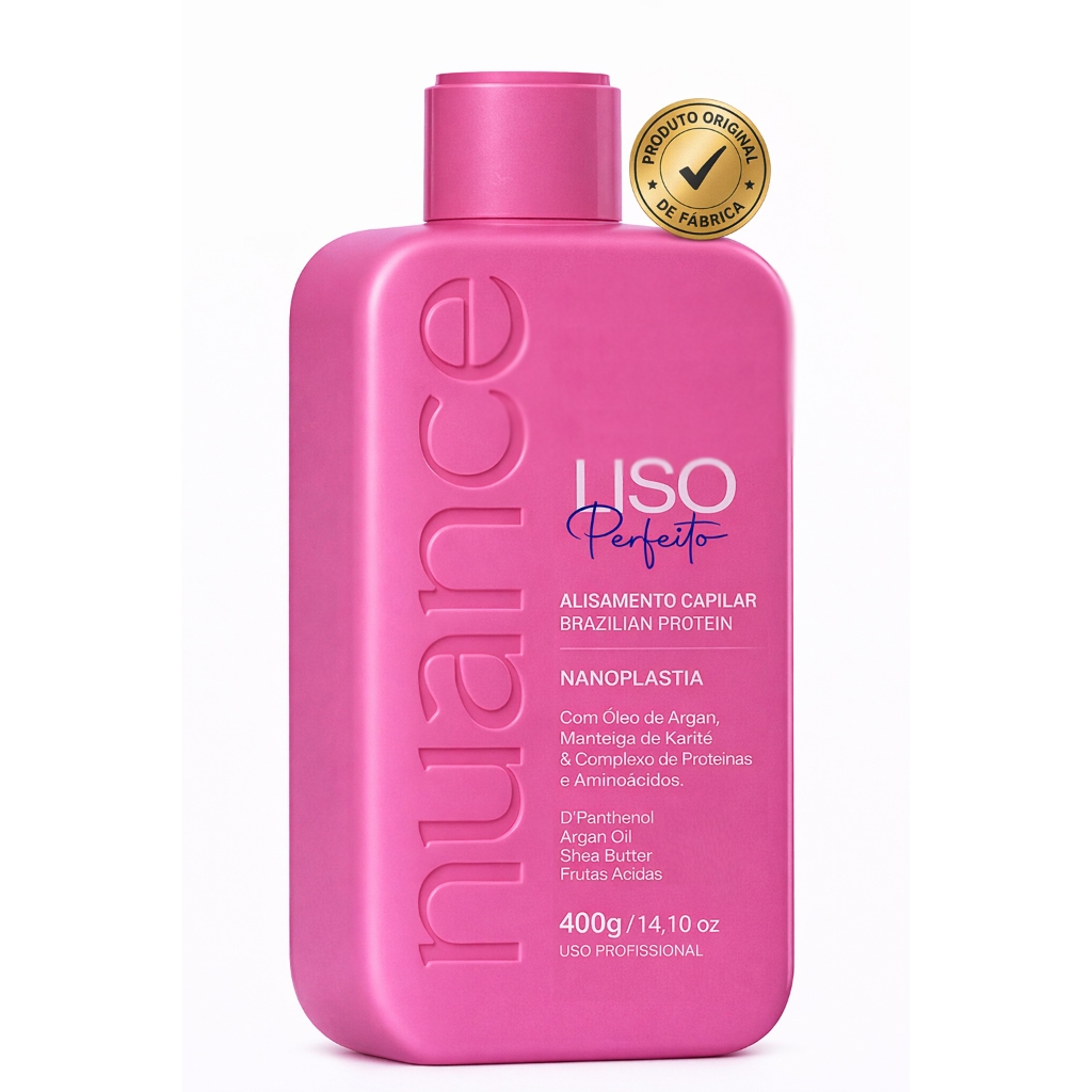 Liso Perfeito Alisamento 400 gramas Nuance Progressiva Liso Total