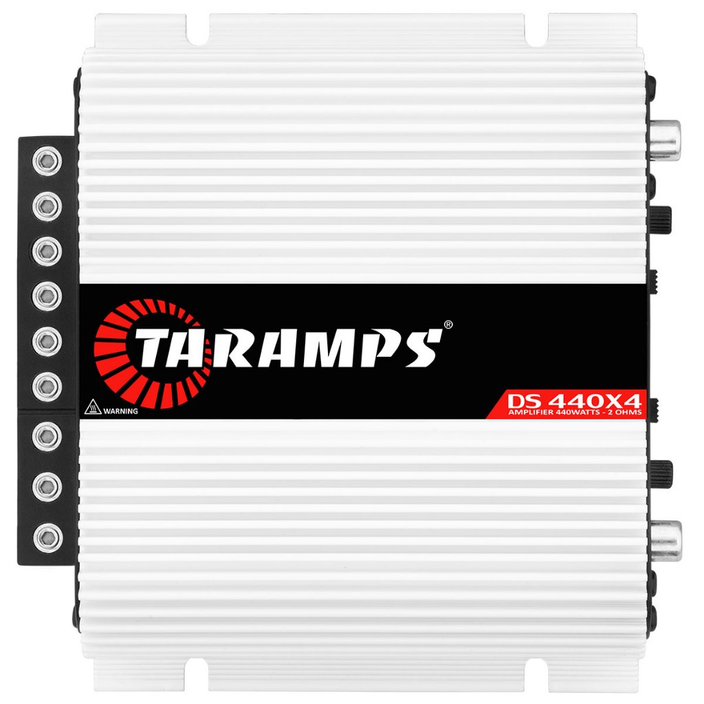 Taramps DS 440x4 - 2 ohms Módulo Amplificador 440W Rms 4 Canais 2 ohms Som Automotivo