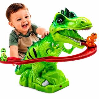 Pista Dino Túnel Brinquedo Infantil Completo Carrinho Educativo Montar Dinossauro Diversã…