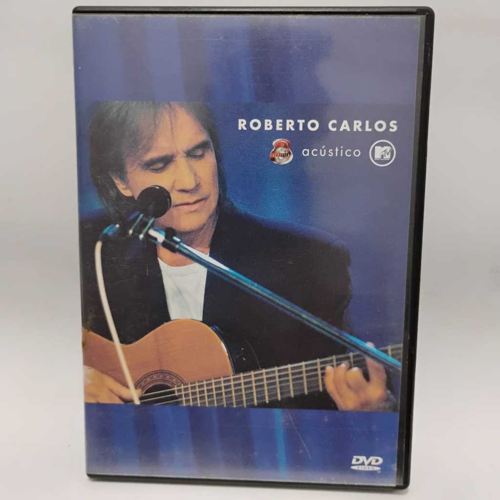 DVD - ROBERTO CARLOS ACÚSTICO - MTV.   - ENVIO EXPRESSO E BEM PROTEGIDO !