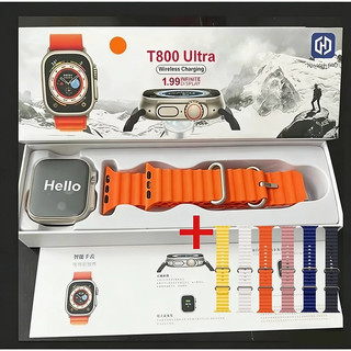 2026 Nova Série 8 Relógio T800 Ultra Smart Watch Esportivo Sem Fio À Prova D'água NFC Cal…