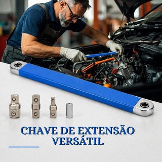 Chave de extensão versátil chave de extensão de catraca chave de dupla finalidade