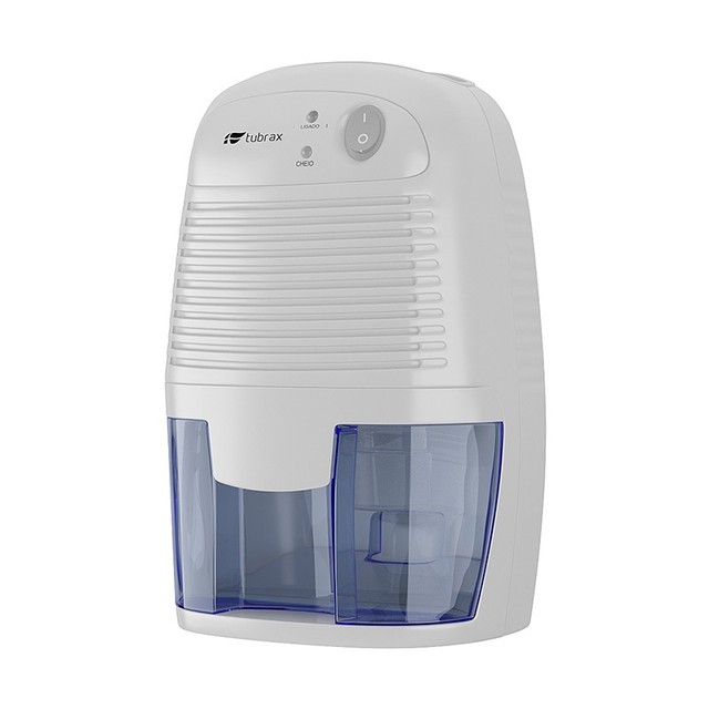 Mini Desumidificador de Ar Elétrico 127-220v Antimofo 500ml Tubrax