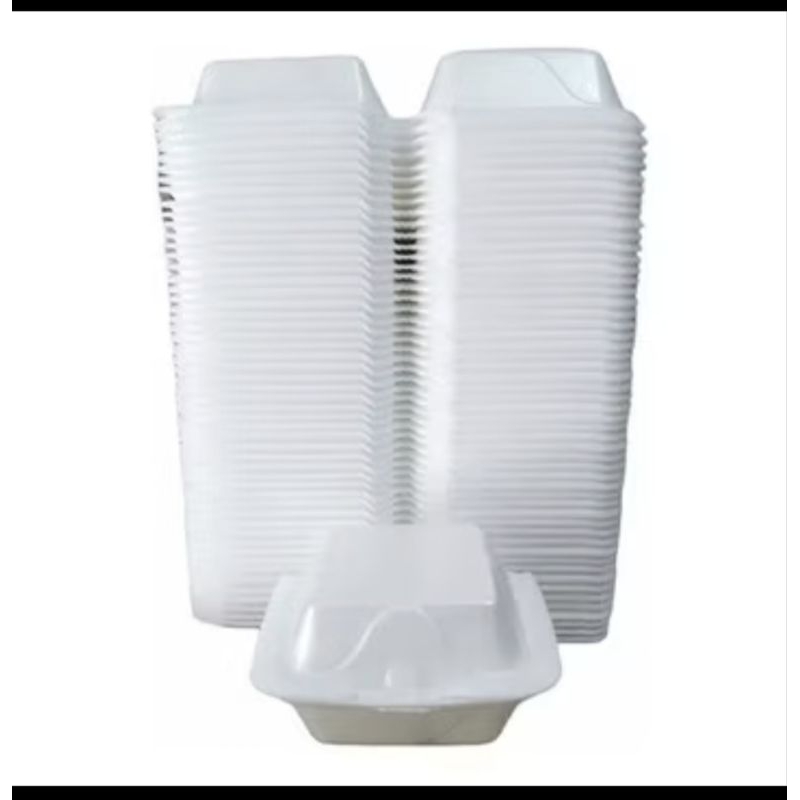 Fado Com Ate 100 Hamburgueira H02 Pote de Isopor Para Hamburgues Batatas frita Lanches Bolo Ideal Para Deliverys.